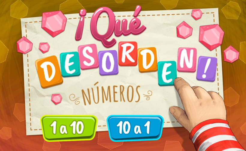 Qué desorden: números hasta 10 Qué desorden: números hasta 10