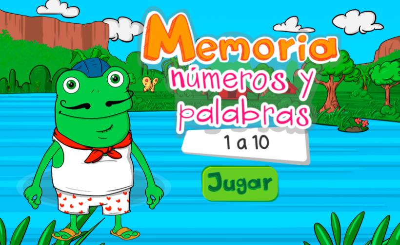 Memoria: números y su nombre escrito Memoria: números y su nombre escrito