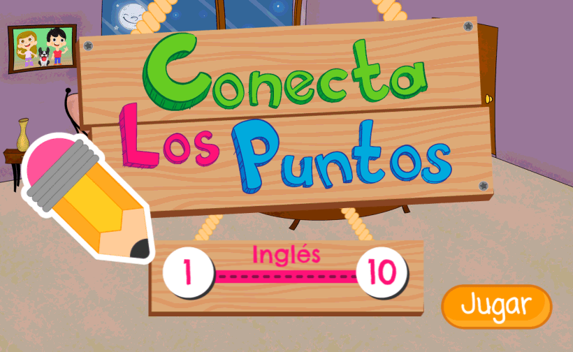 Unir puntos: números 1 a 10 en inglés Unir puntos: números 1 a 10 en inglés